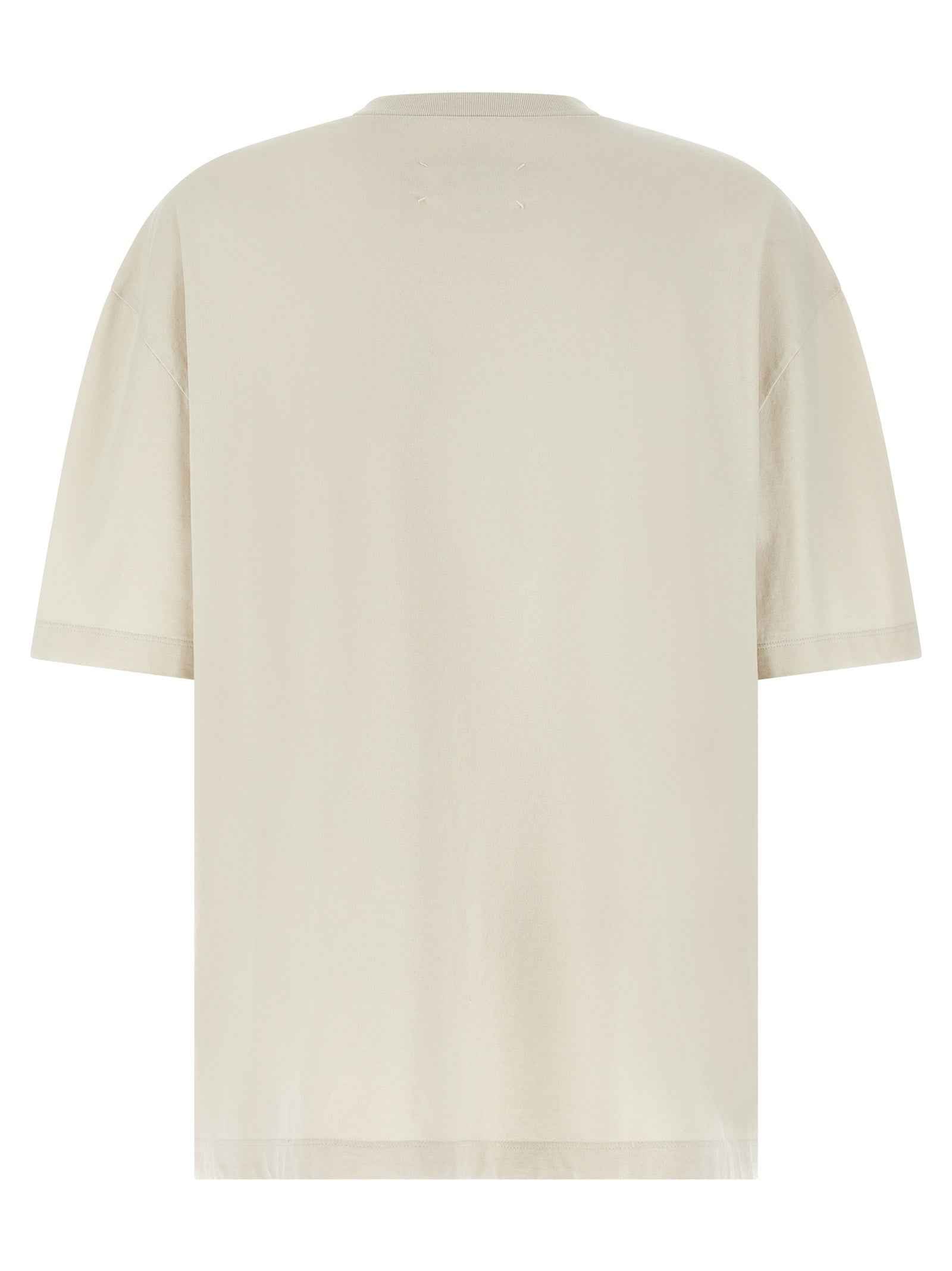 Beige Cotton T-Shirt