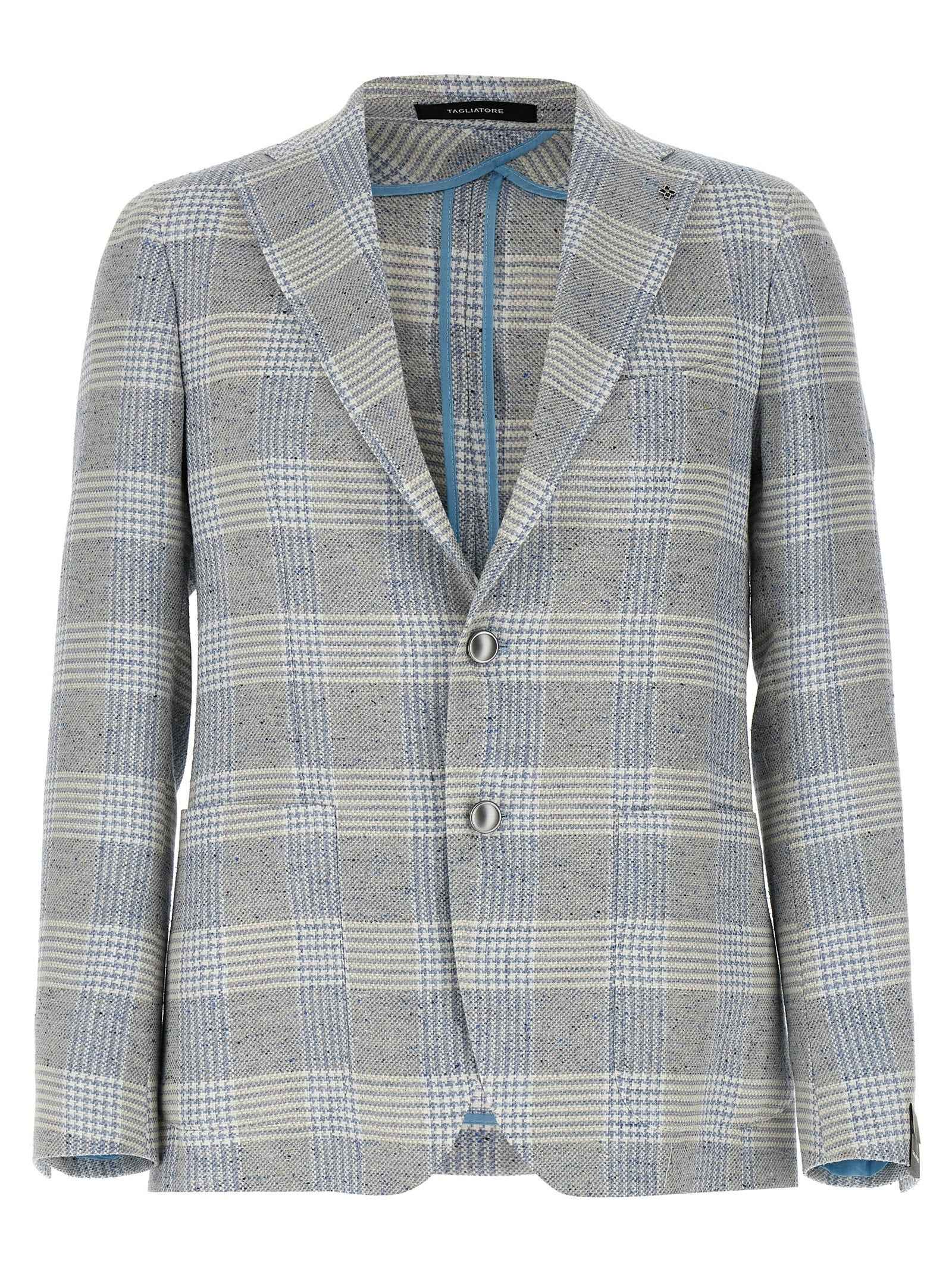Blue Cotton Blazer