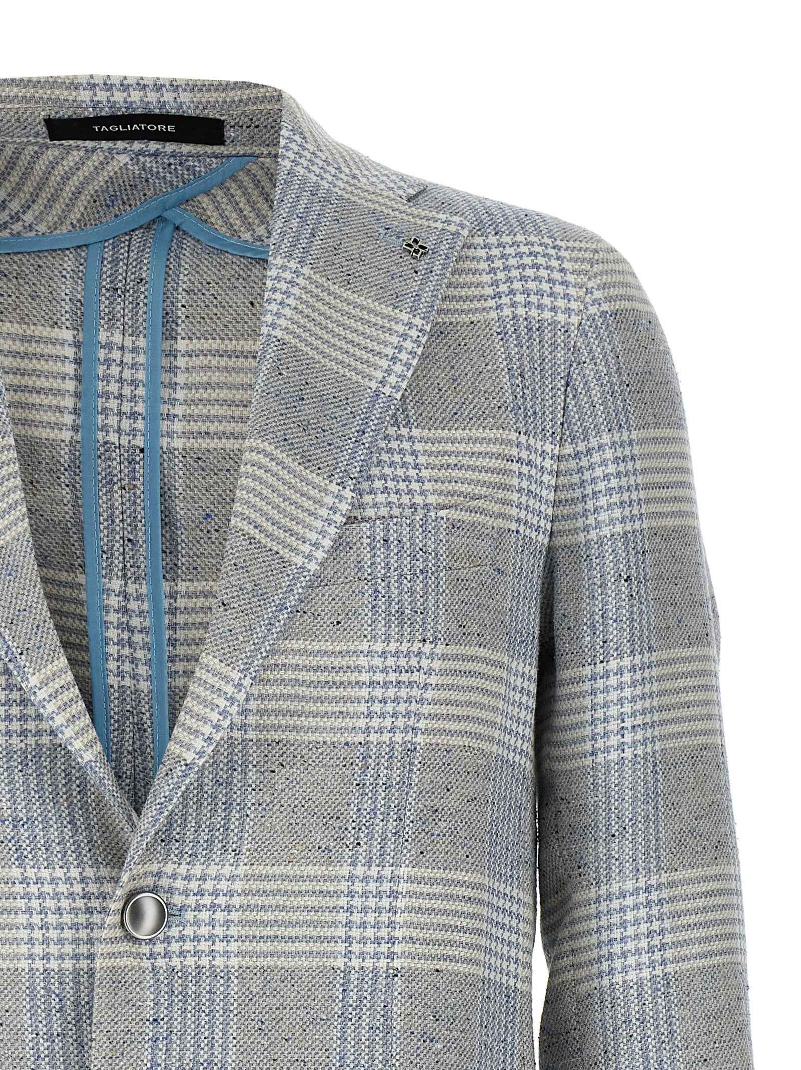 Blue Cotton Blazer