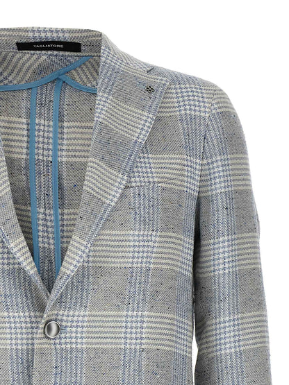 Blue Cotton Blazer