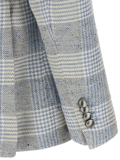 Blue Cotton Blazer