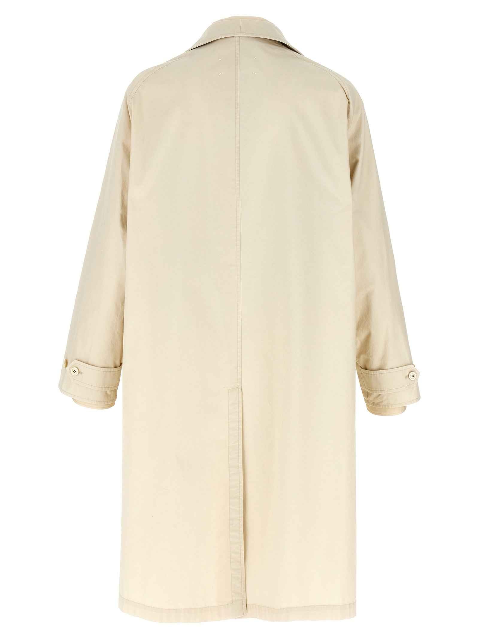 Beige Cotton Coat