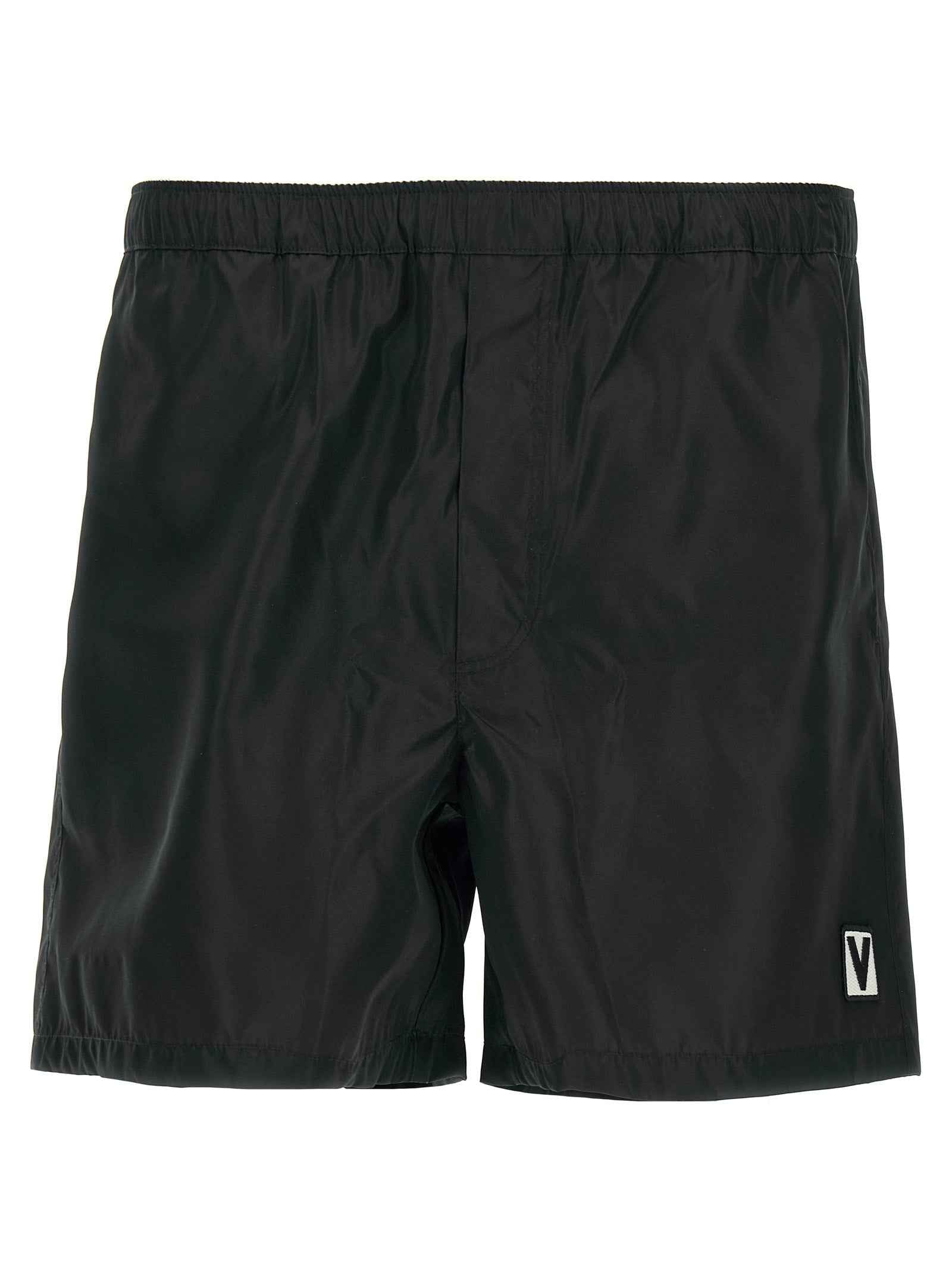 Black Polyamide Swim Shorts
