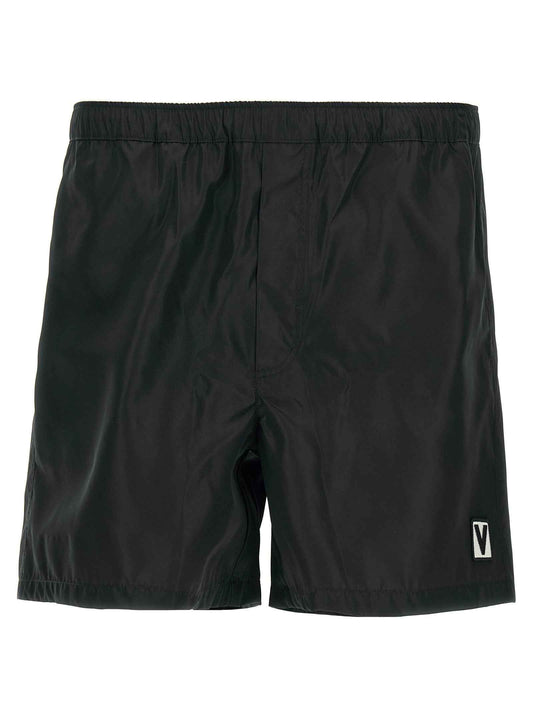 Black Polyamide Swim Shorts