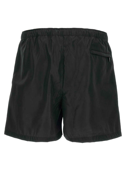 Black Polyamide Swim Shorts