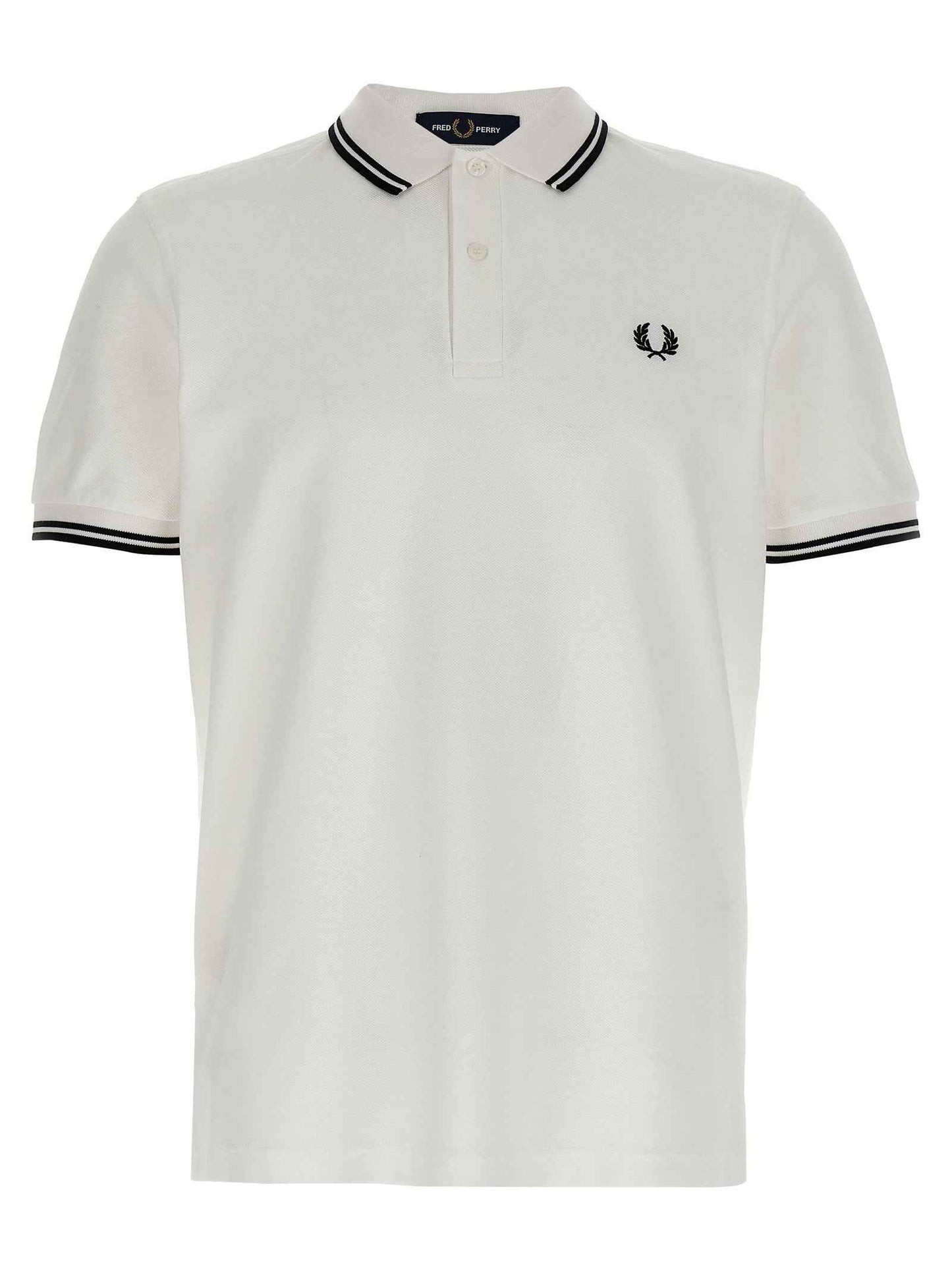 White Cotton Polo Shirt