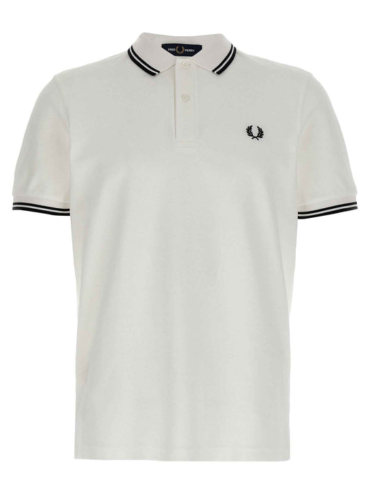 White Cotton Polo Shirt
