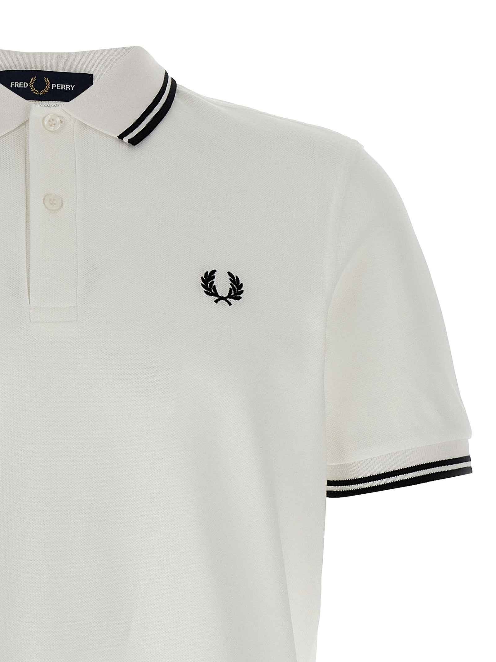 White Cotton Polo Shirt