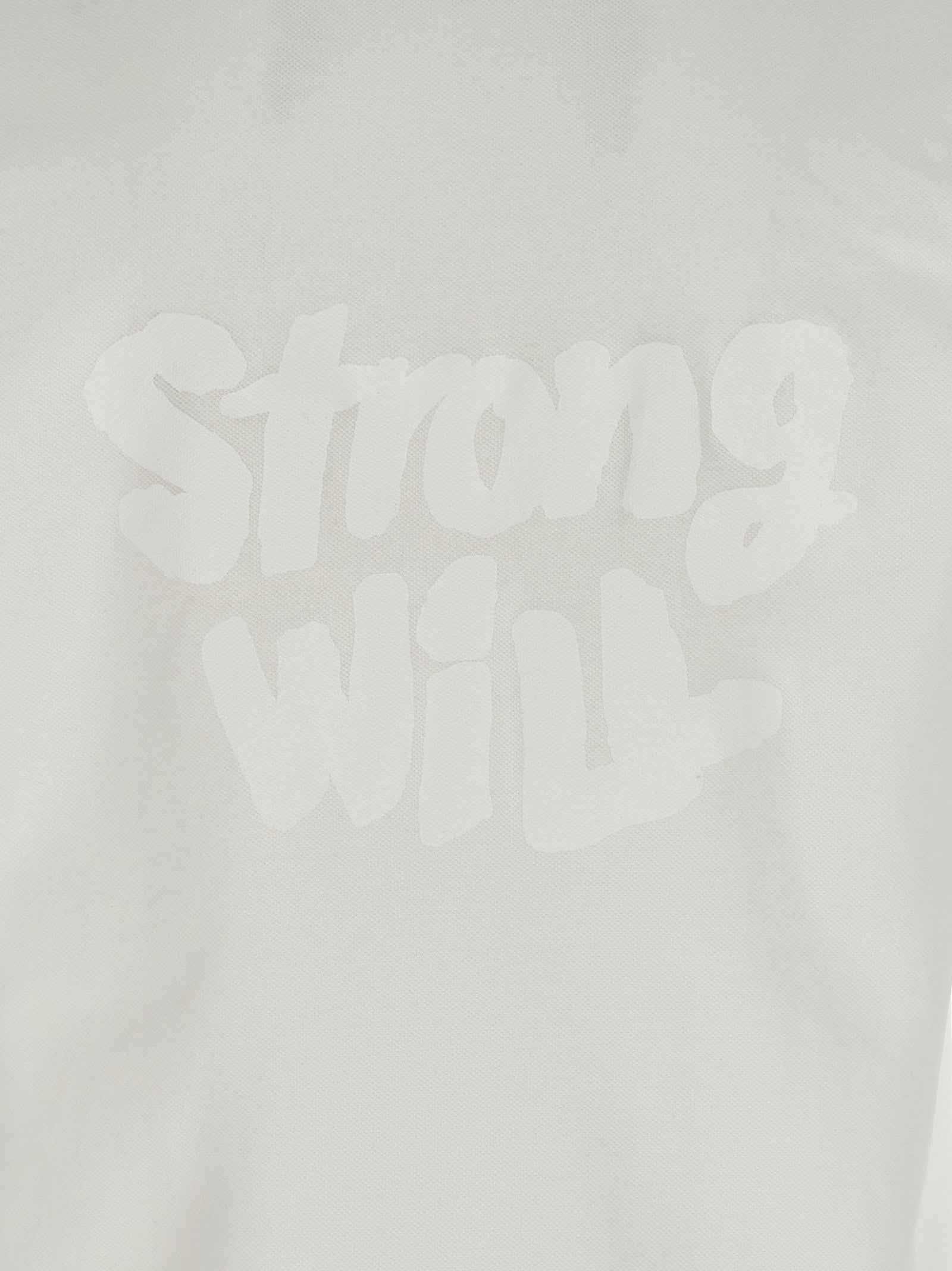 White Cotton Polo Shirt