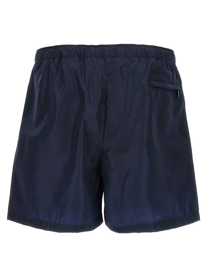 Blue Polyamide Swim Shorts