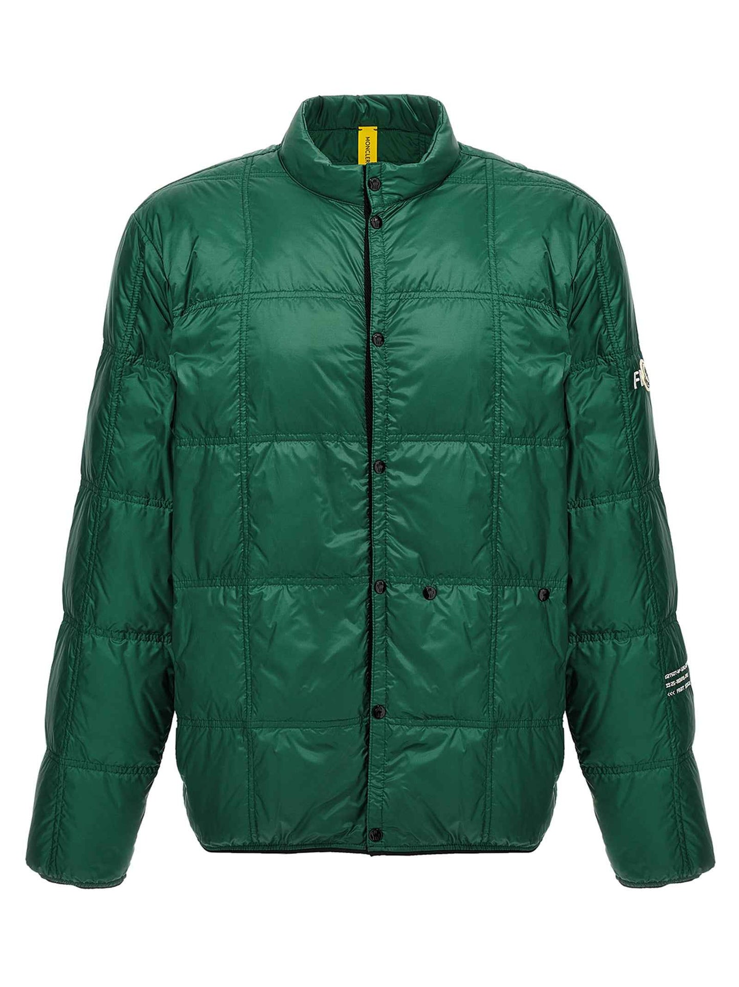 Bicolor Polyamide Full-Length Jacket