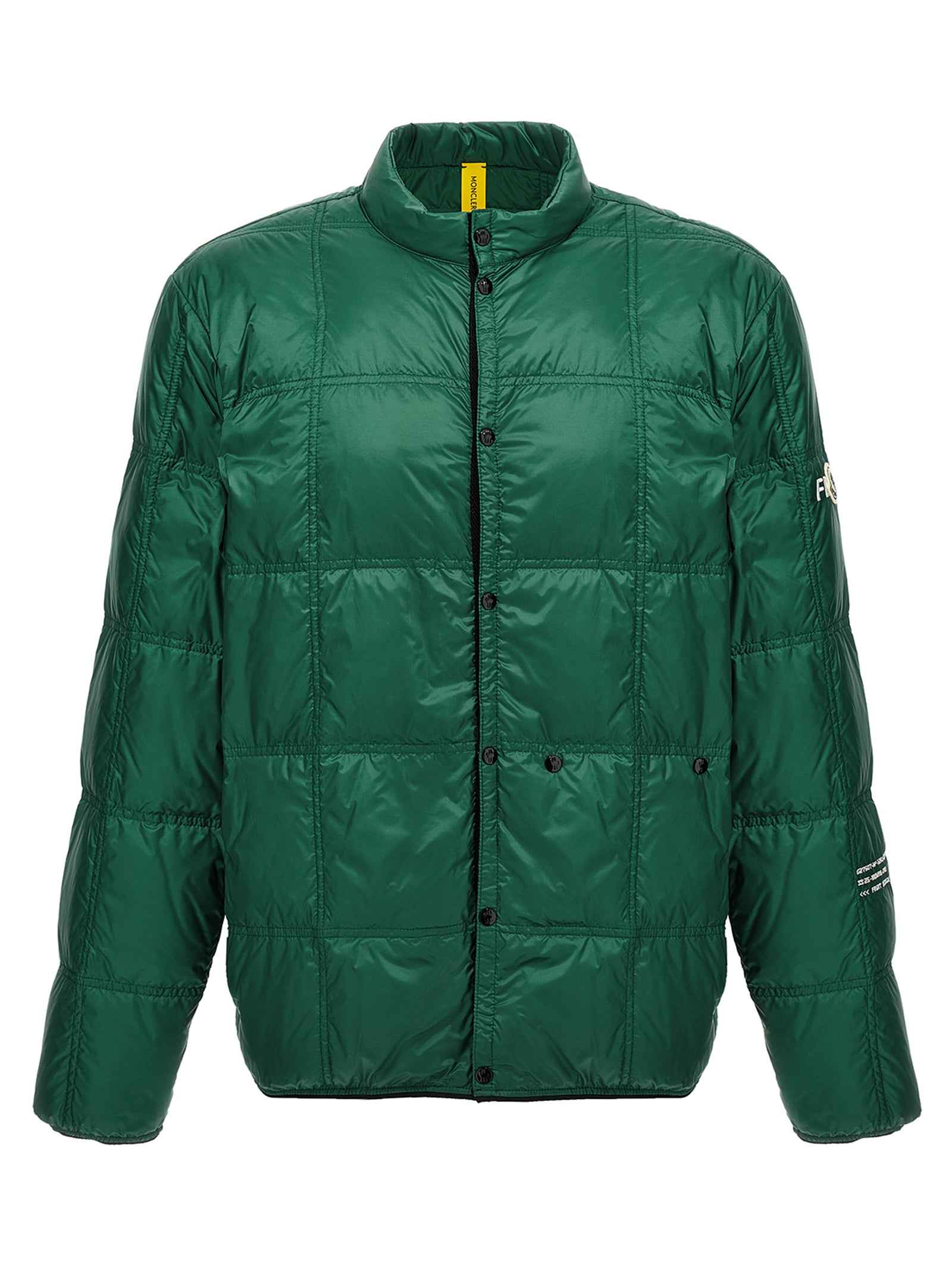 Bicolor Polyamide Full-Length Jacket
