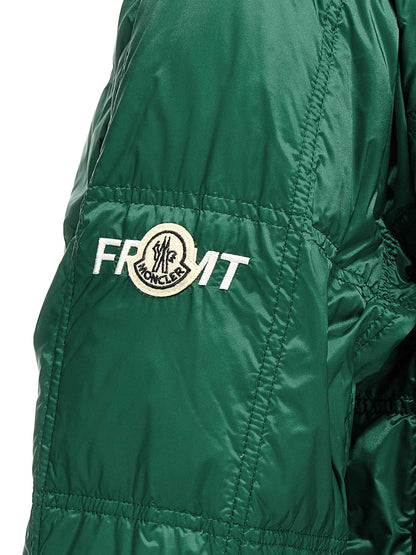Bicolor Polyamide Full-Length Jacket