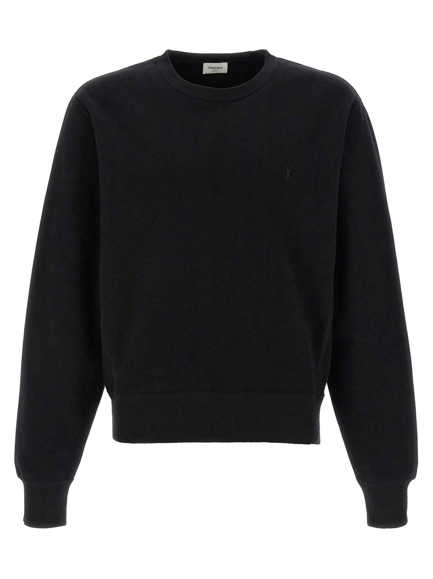 Black Cotton Sweatshirt
