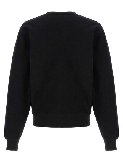 Black Cotton Sweatshirt