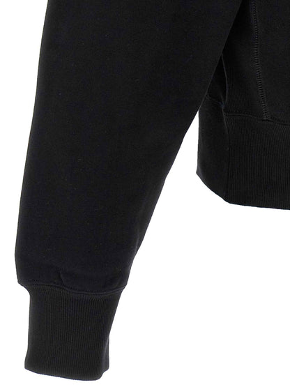 Black Cotton Sweatshirt