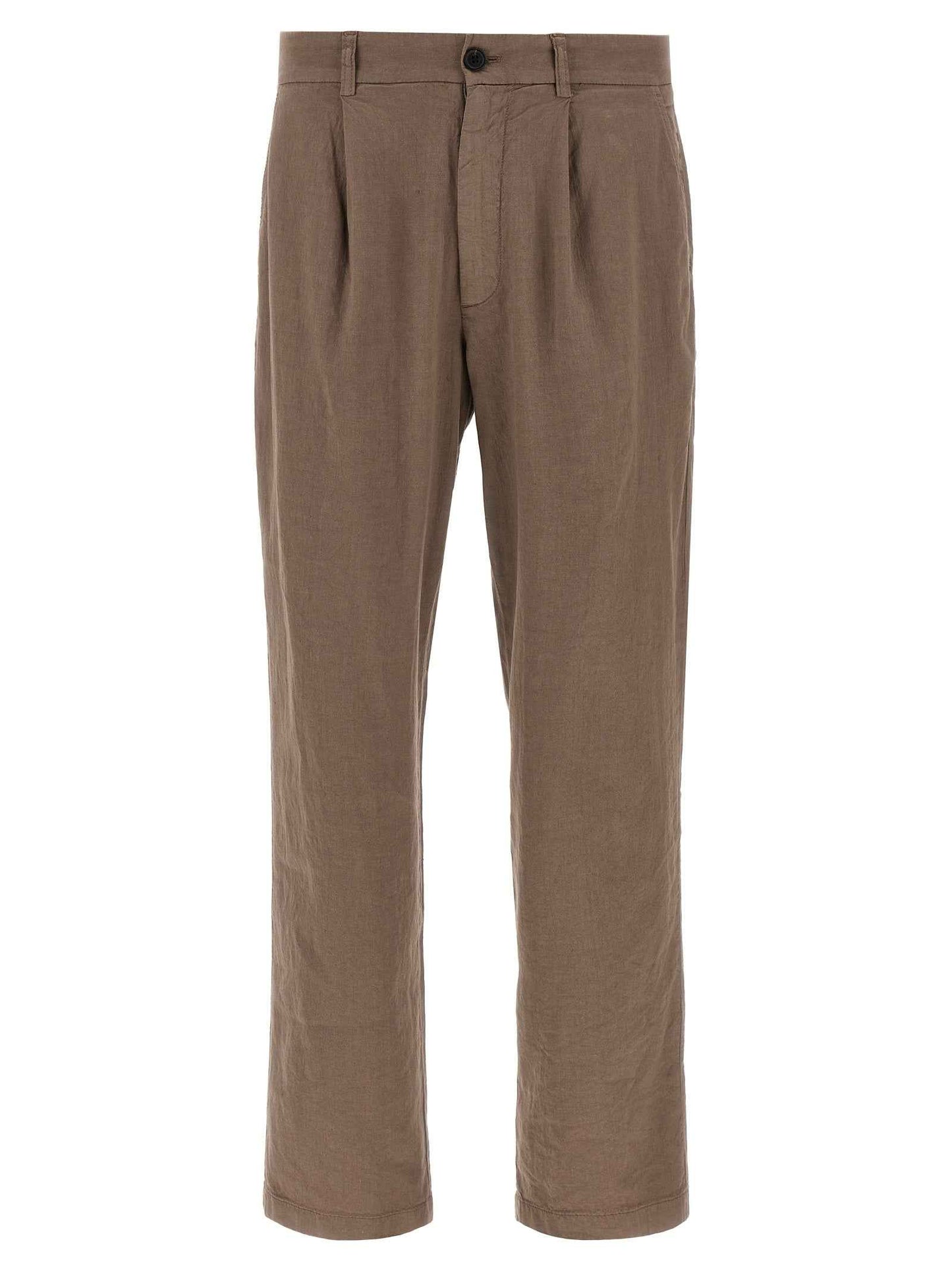 Brown Linen Pants