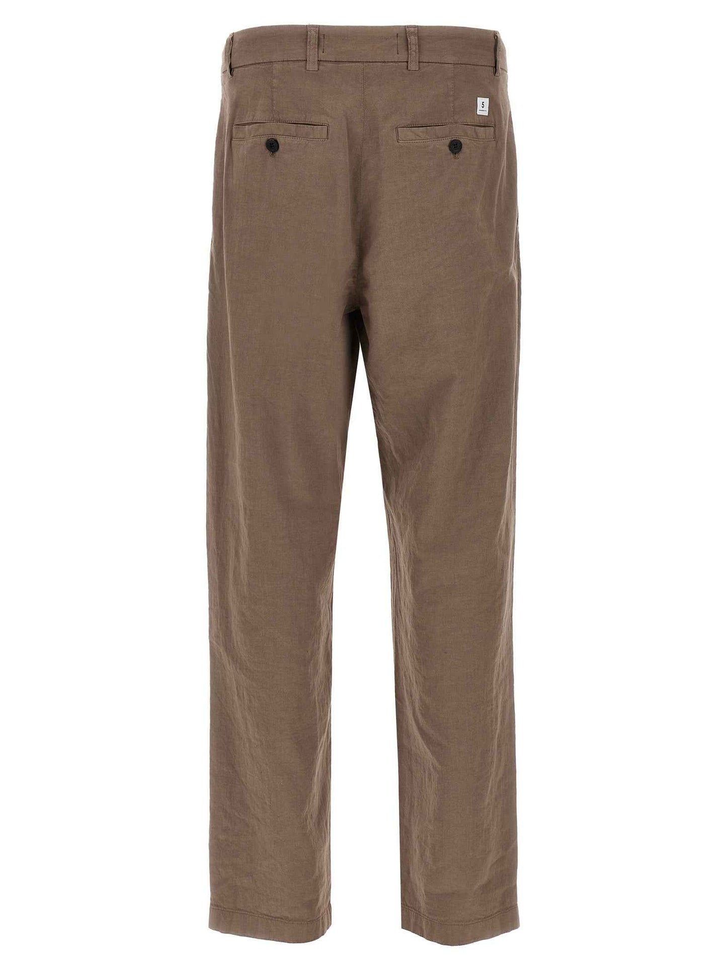 Brown Linen Pants