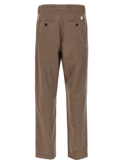 Brown Linen Pants