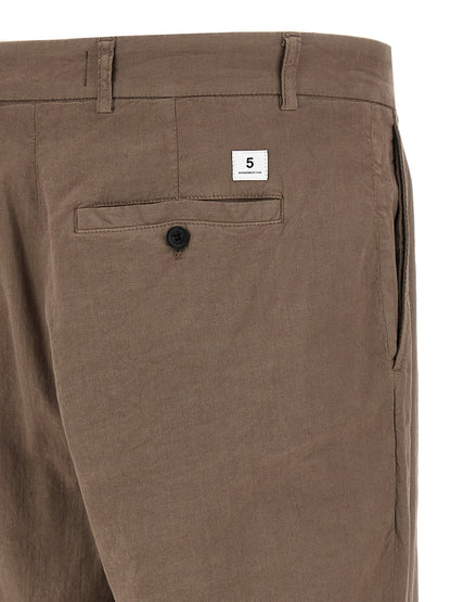 Brown Linen Pants