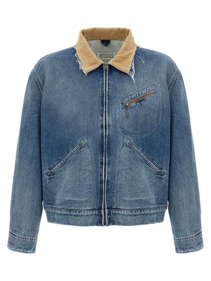 Blue Cotton Denim Jacket