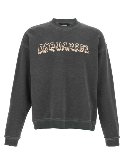 Gray Cotton Sweatshirt