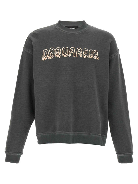 Gray Cotton Sweatshirt