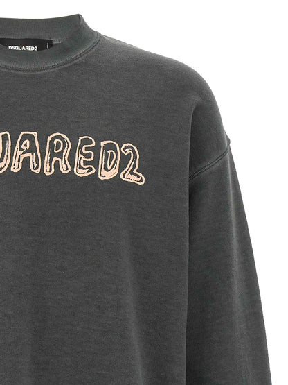 Gray Cotton Sweatshirt