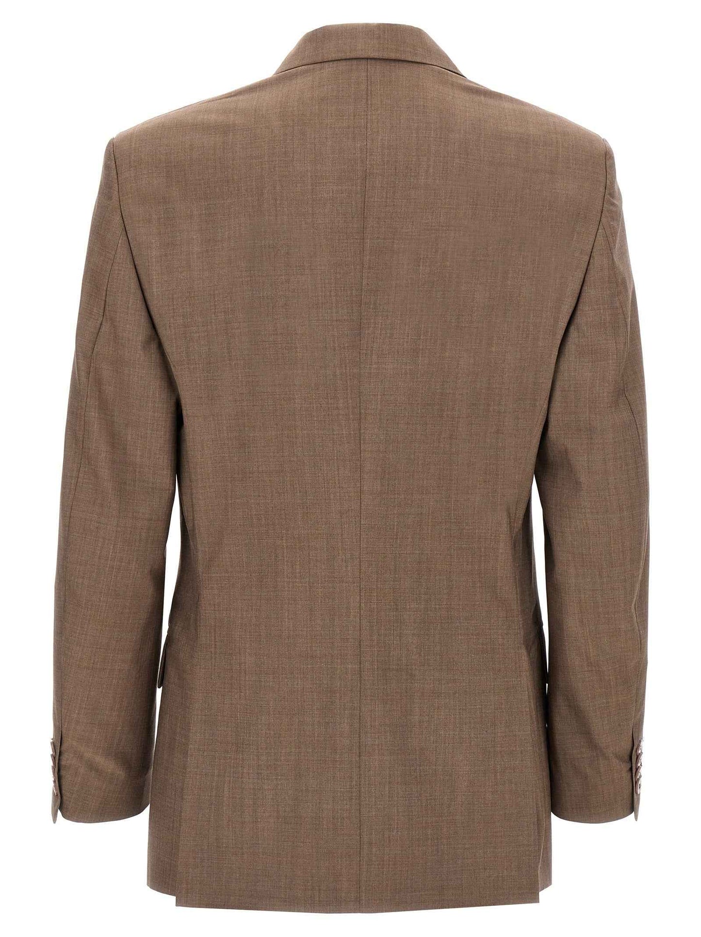Brown Virgin Wool Blazer