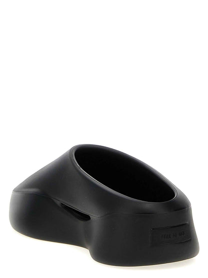 Black Rubber Clogs