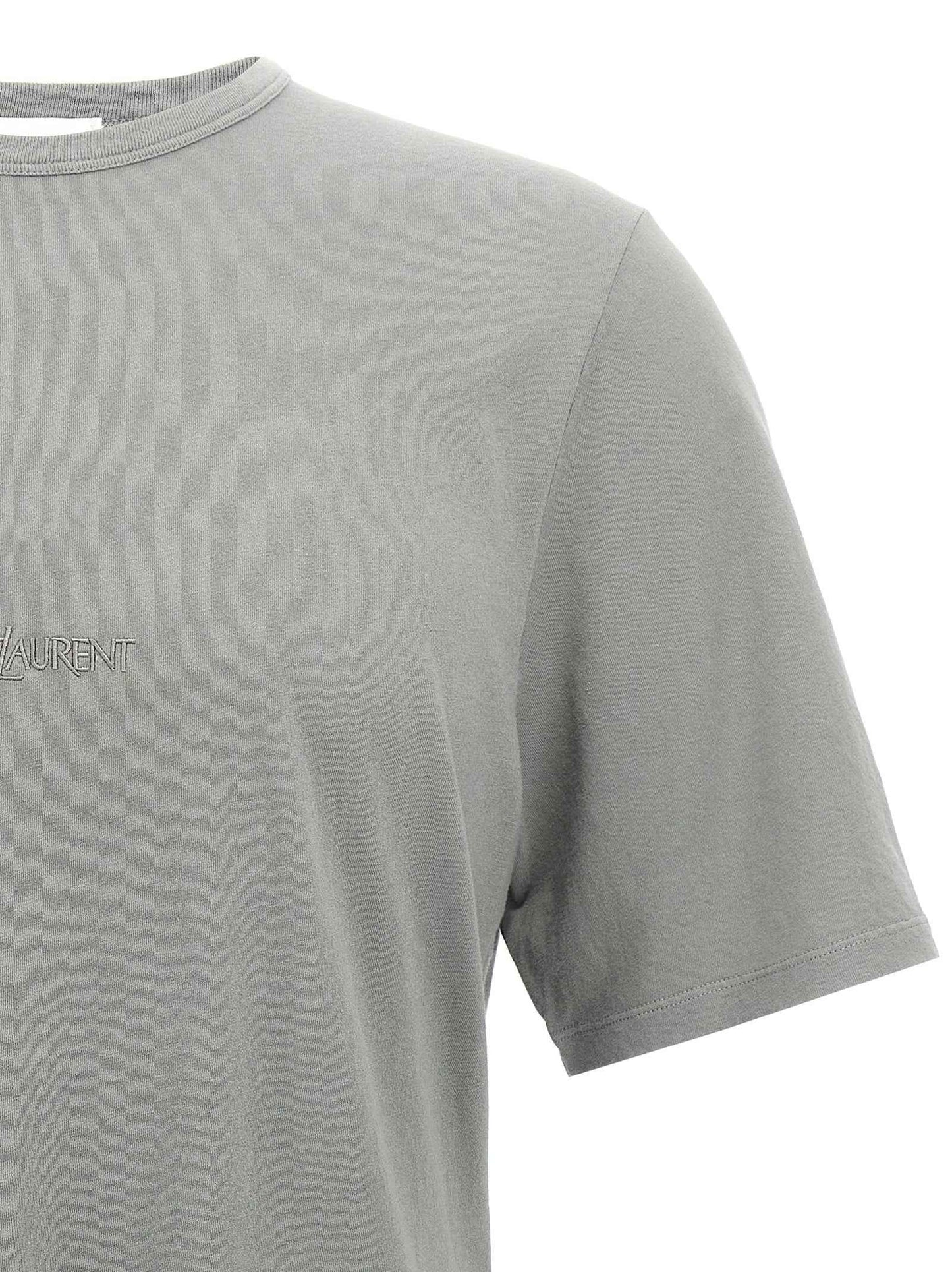 Gray Cotton T-Shirt