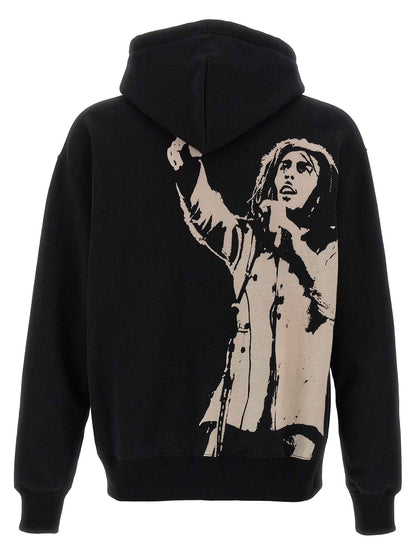 Black Cotton Sweatshirt