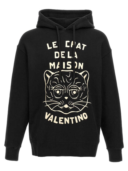 Black Cotton Sweatshirt
