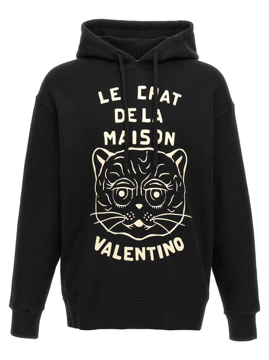 Black Cotton Sweatshirt