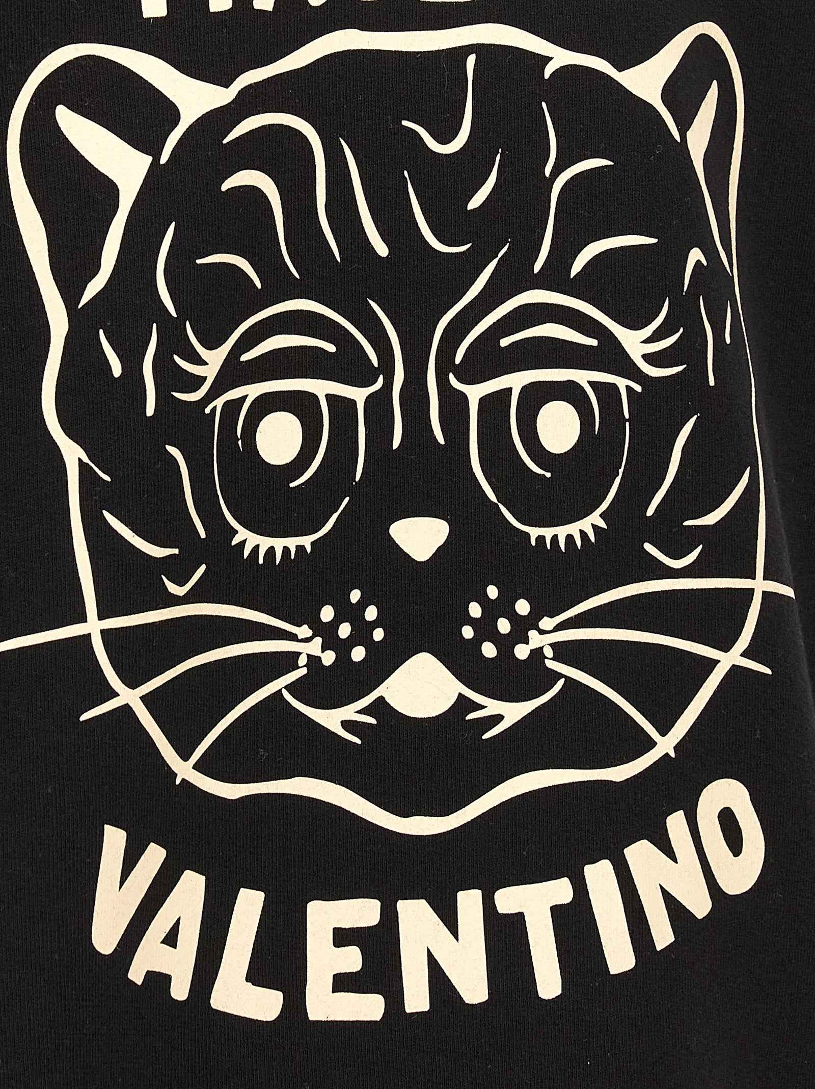 Black Cotton Sweatshirt