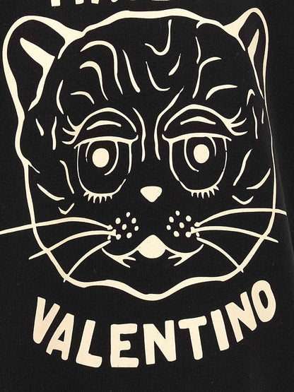 Black Cotton Sweatshirt