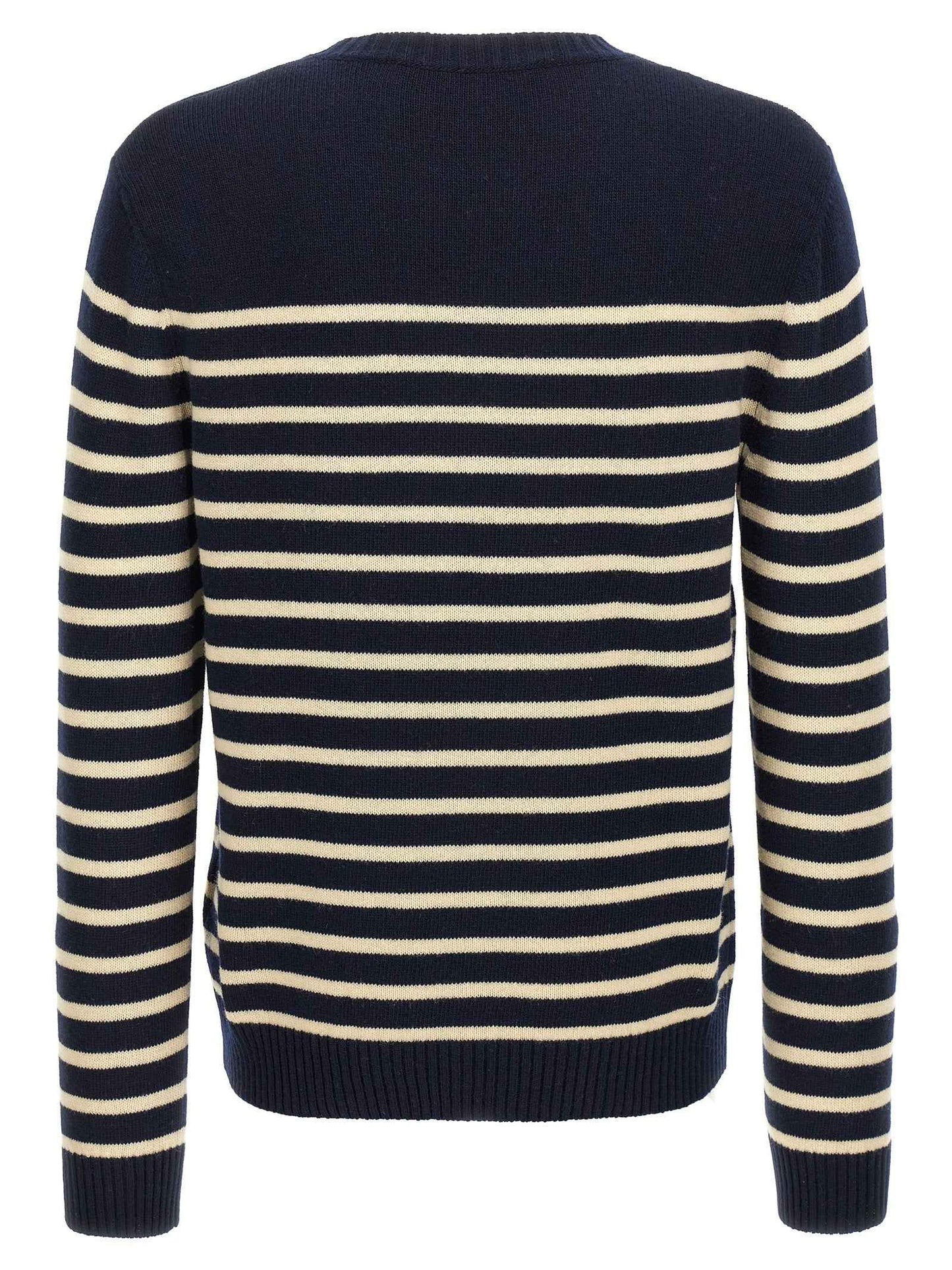 Blue Virgin Wool Cardigan