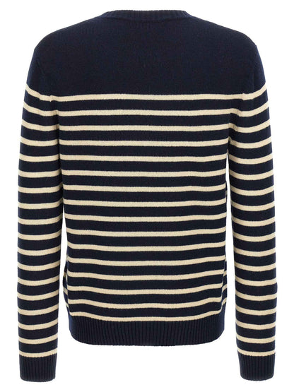 Blue Virgin Wool Cardigan