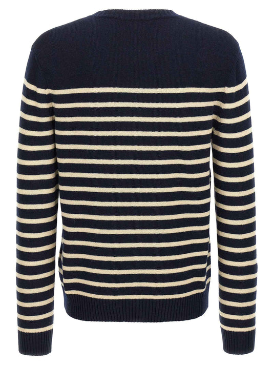 Blue Virgin Wool Cardigan