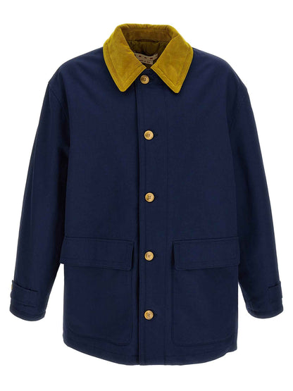 Blue Cotton Parka