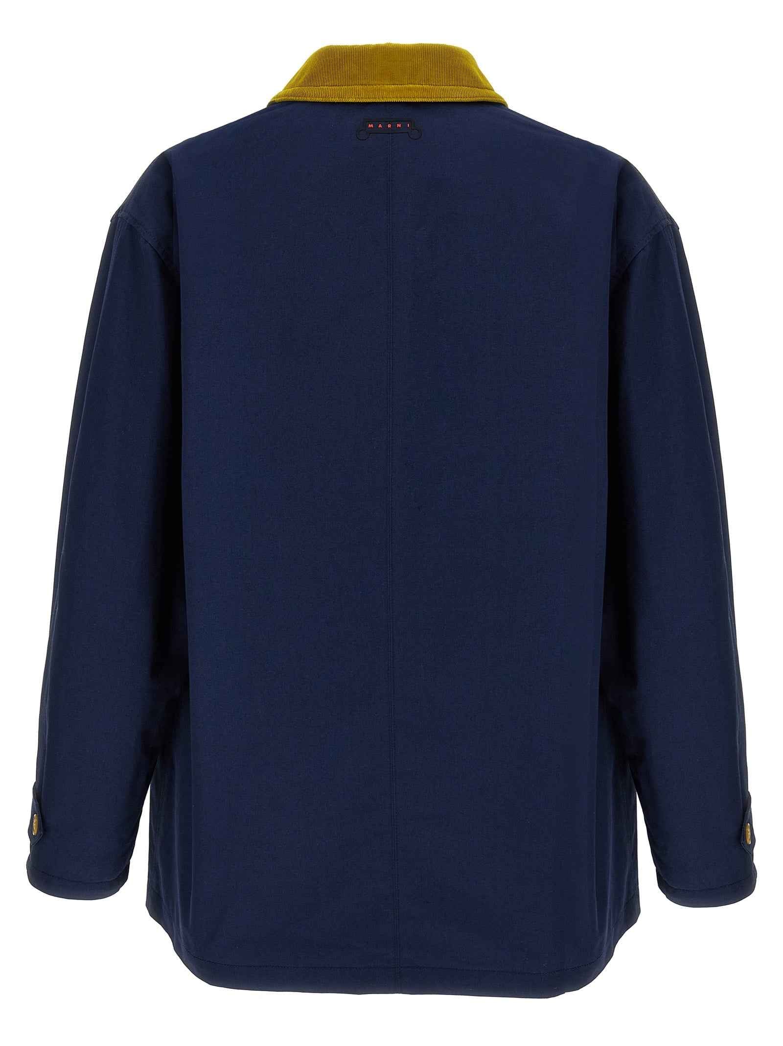 Blue Cotton Parka