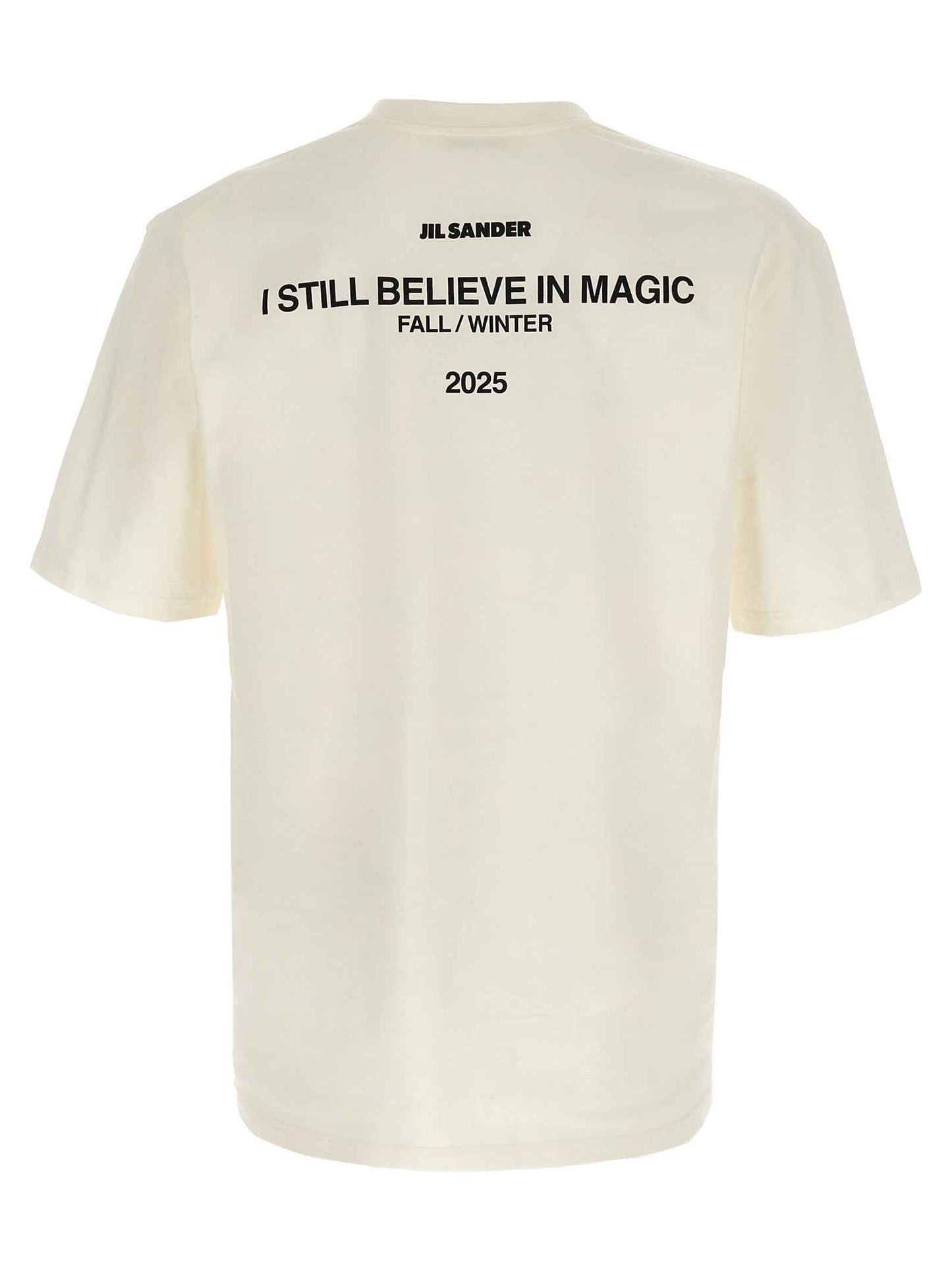 White Cotton Long Sleeve T-Shirt