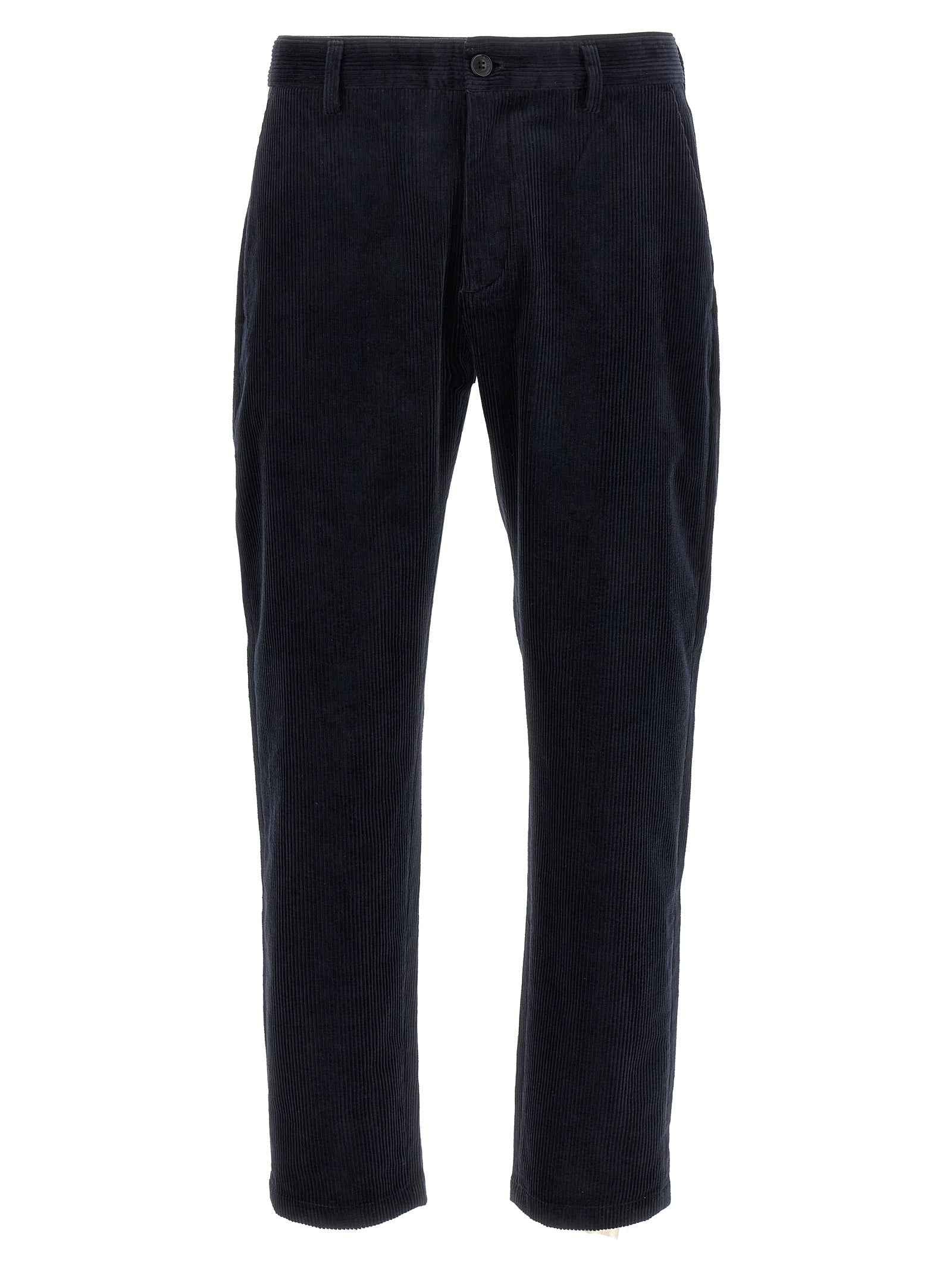 Blue Cotton Chino Pants