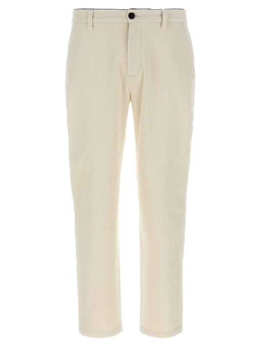 White Cotton Chino Pants