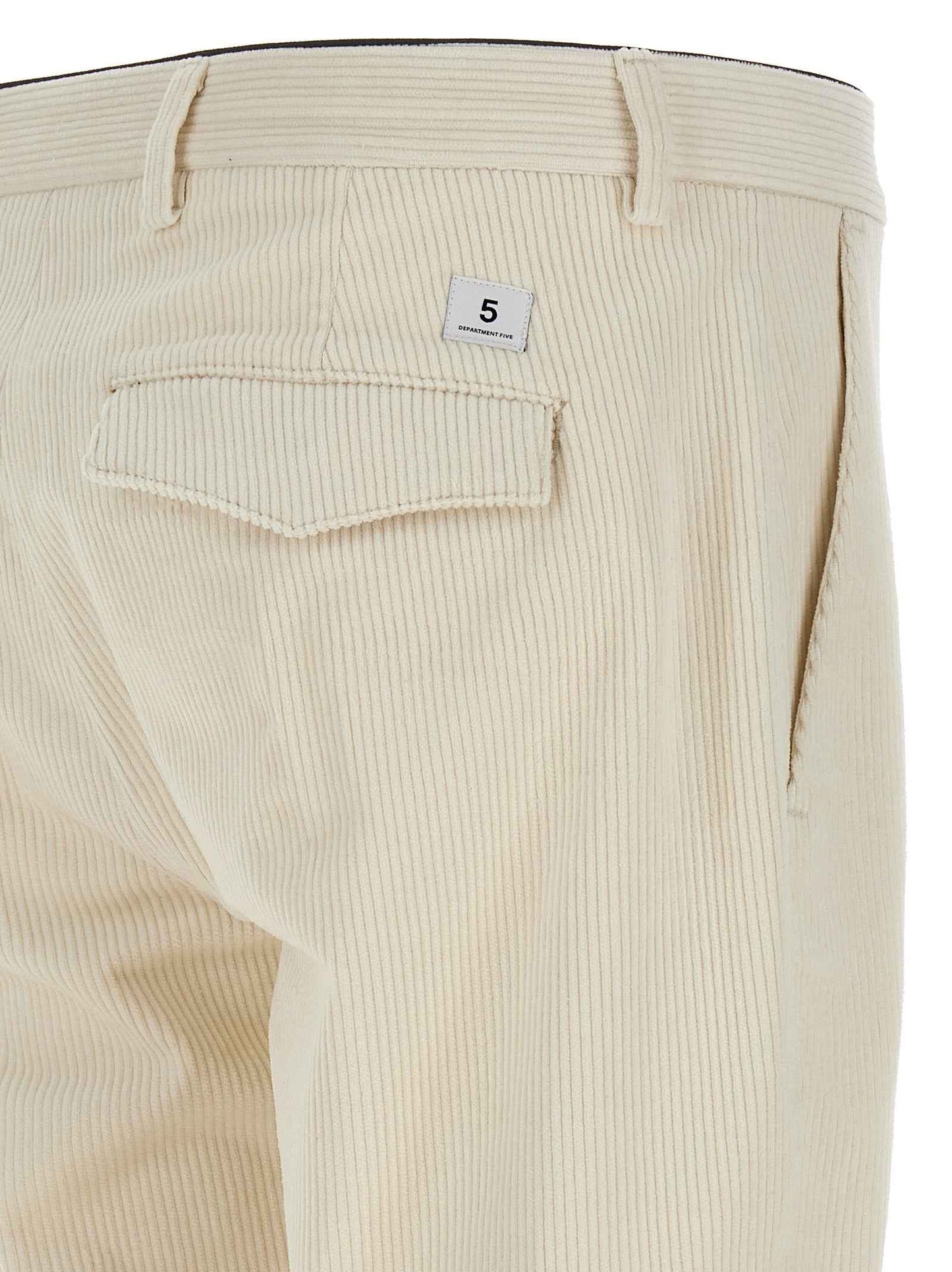 White Cotton Chino Pants