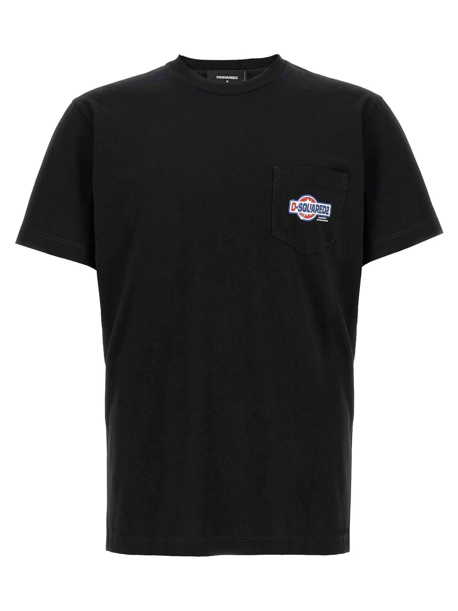 Black Cotton T-Shirt