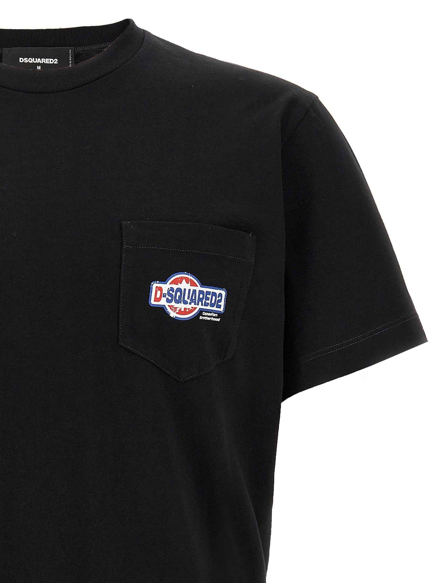 Black Cotton T-Shirt