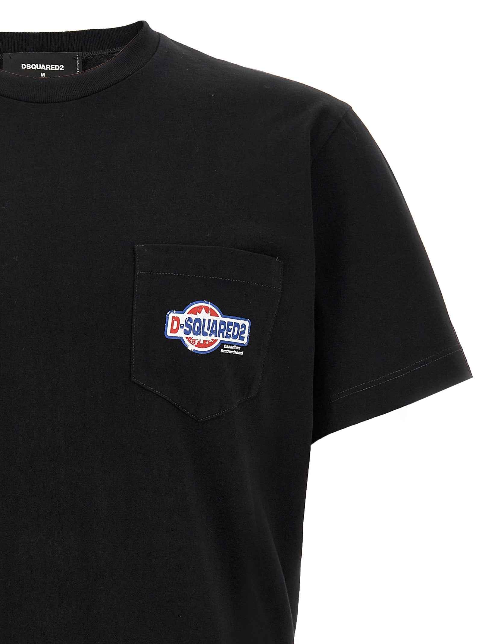 Black Cotton T-Shirt