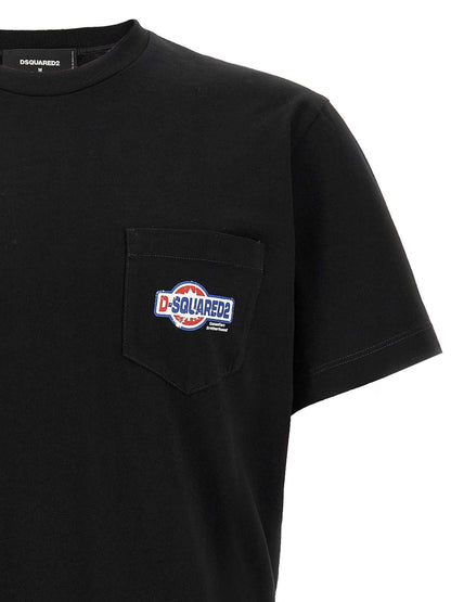 Black Cotton T-Shirt