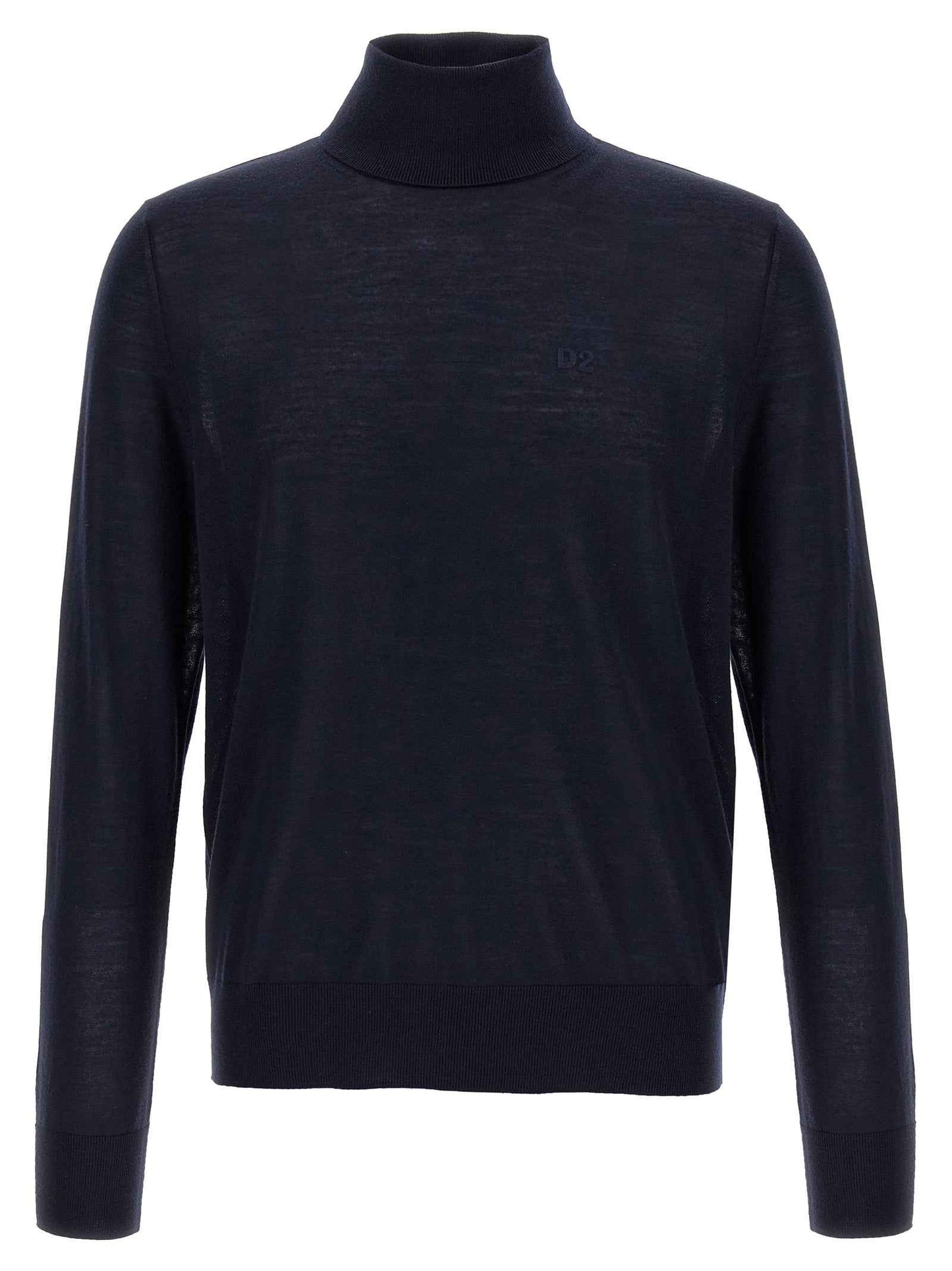 Blue Virgin Wool Cardigan